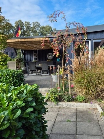 Überdachte Süd-Terrasse