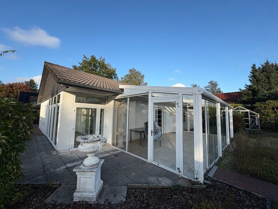 Wintergarten und überdachte Veranda
